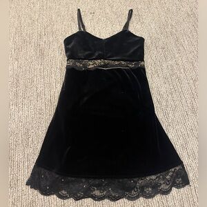 Black Mini Dress Dance Costume
